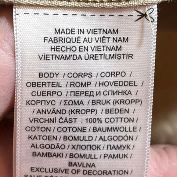 Polo Ralph Lauren Dress Girls 16 Khaki Button Front Belted Chino Preppy Cotton - Picture 3 of 9